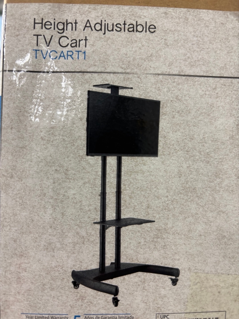 Thumbnail - clicking will open full size image - Cart, Height Adjustable - Video/Audio